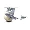 Service Caster 4 Inch Nylon Caster with Roller Bearing and Brake/Swivel Lock SCC-30CS420-NYR-TLB-BSL - alternate 1
